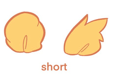 Bun Short ears